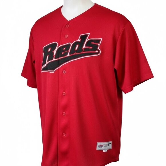 Vintage Cincinnati Reds Jersey Adult Size Medium MLB Stitched Embroidered Logo - Picture 1 of 11